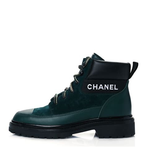 chanel suede lace up wedge boots|Chanel shoes for women.